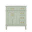 30" Bathroom Vanity With Ceramic Sink, Modern Storage Cabinet With Soft-Close Doors, Deep Drawer & Standard Drawer-357829461