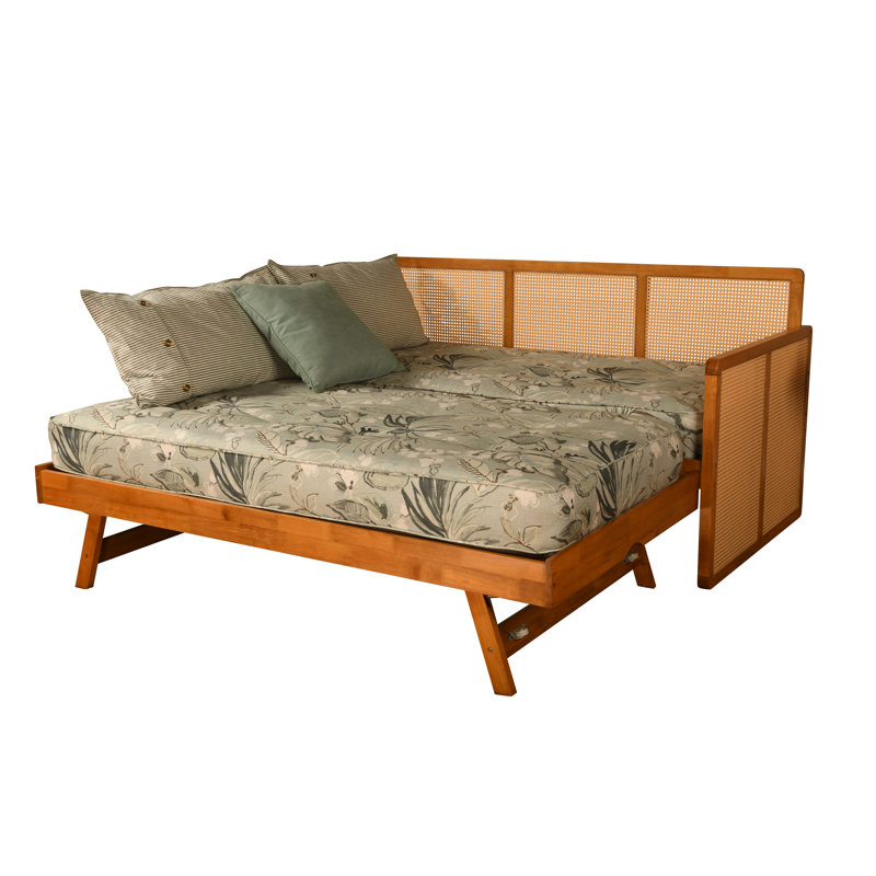 Lit de jour Bruke avec pop-up au miel avec matelas, Takara Rain