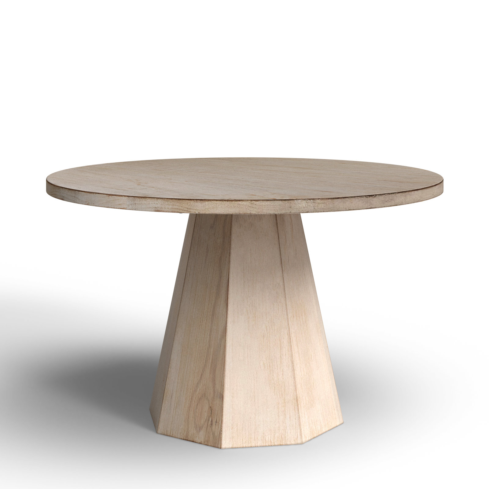 Birch Lane™ Tasse Round Solid Wood Dining Table | Wayfair