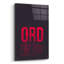 «ORD ATC» par O8, art mural en verre acrylique, 24 po x 36 po-822222060