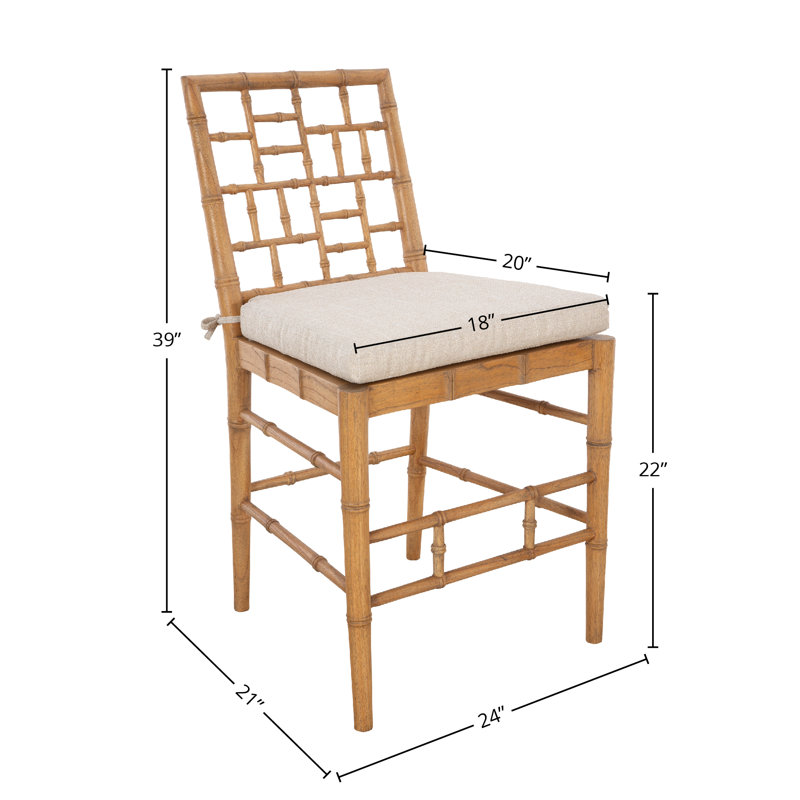 Hugo 39" Tall Counter Stool, Black, Natural, Short Stool (22” Seat Height)