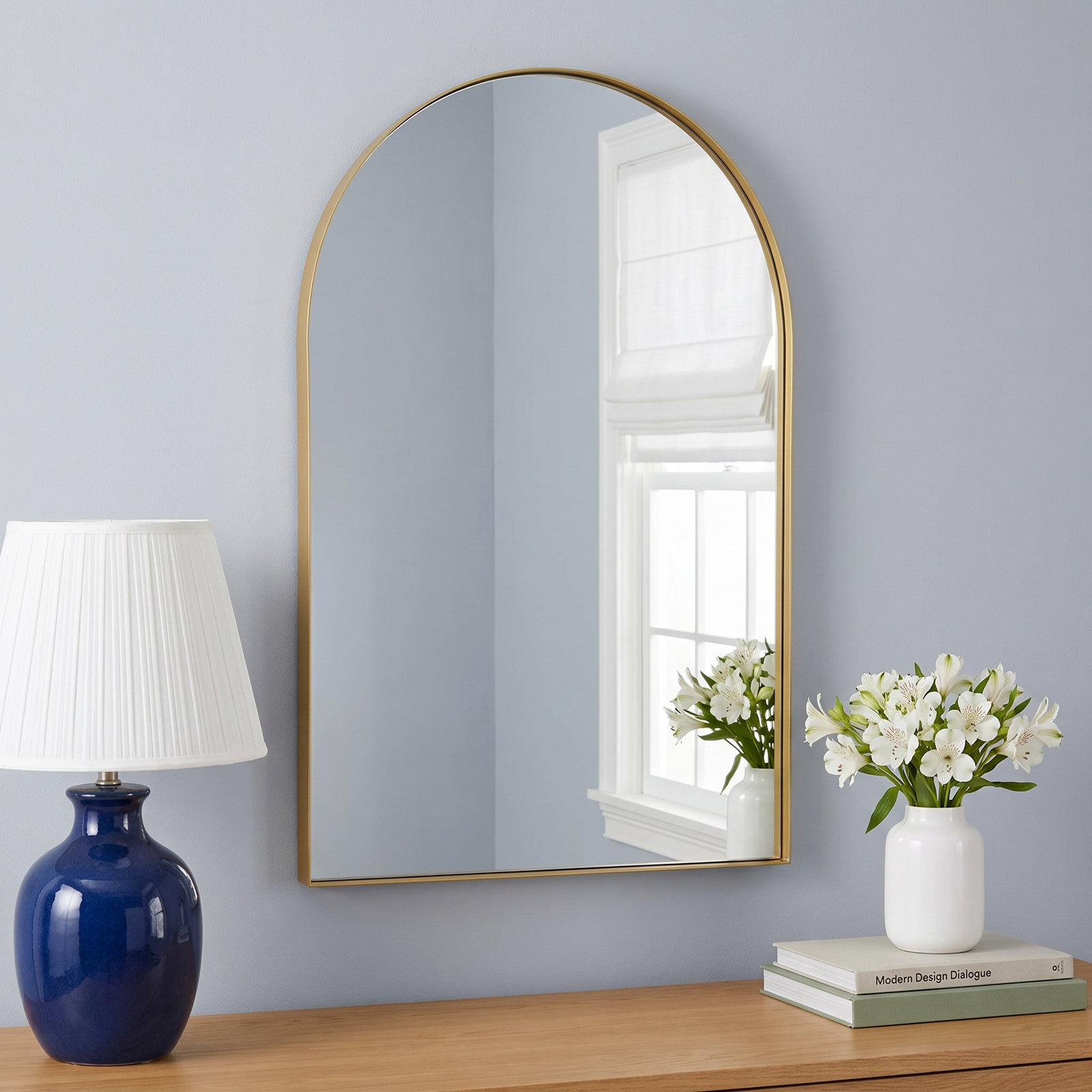 Accent Mirror, Gold, 35" x 24"