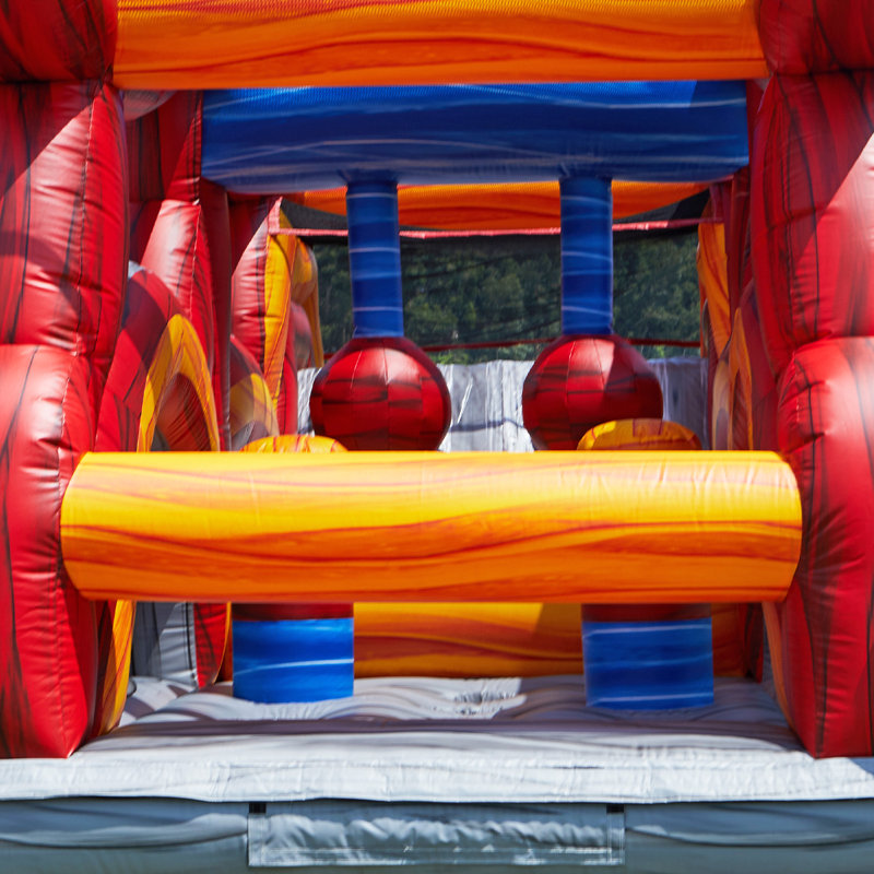 Jeu gonflable JumpOrange Shadow Obstacle Course pour enfants et adultes - Pièce 2 (avec souffleur)