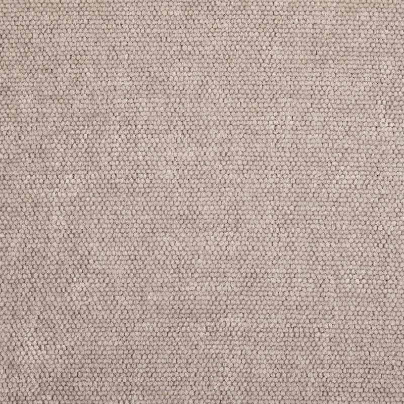 Canapé en chenille avec accoudoirs carrés, Brun