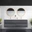 Meuble-lavabo mural double l 71 po x P 19,6 po x H 21,75 po Aurik-77133000