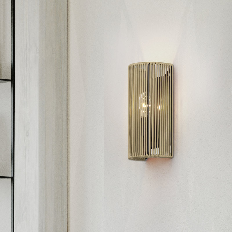 Acordia English Bronze Ada Sconce, Tan, Bronze