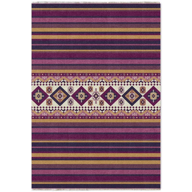 Tapis rectangulaire Yitian avec envers antidérapant, Tapis de couloir 2 pi 8 po x 9 pi 11 po