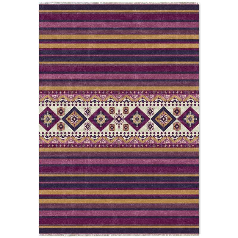 Tapis rectangulaire Yitian avec envers antidérapant, Tapis de couloir 4 pi x 11 pi 6 po