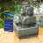 Weather Resistant Floor Fountain with Light