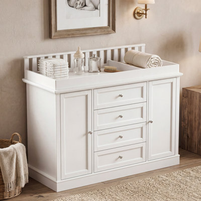 Commode à langer moderne avec rangement solide