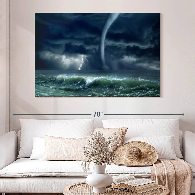 Alvord Ocean Tornado, 34" H x 51" W