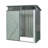5 ft. W x 3 ft. D Metal Outdoor Storage Shed with Transparent Roof Panel