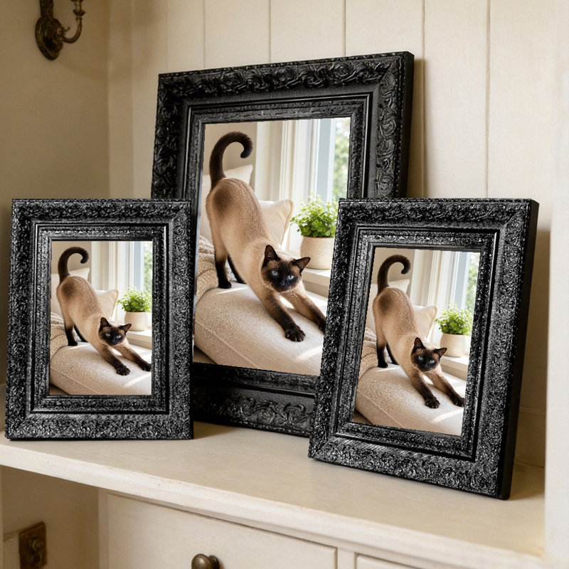 Cadre photo noir 1PC 11 "x 14" avec finition Home, Black, 1, 11" W x 14" H
