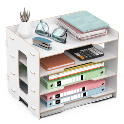 Lecenta Manufactured Wood File Organiser