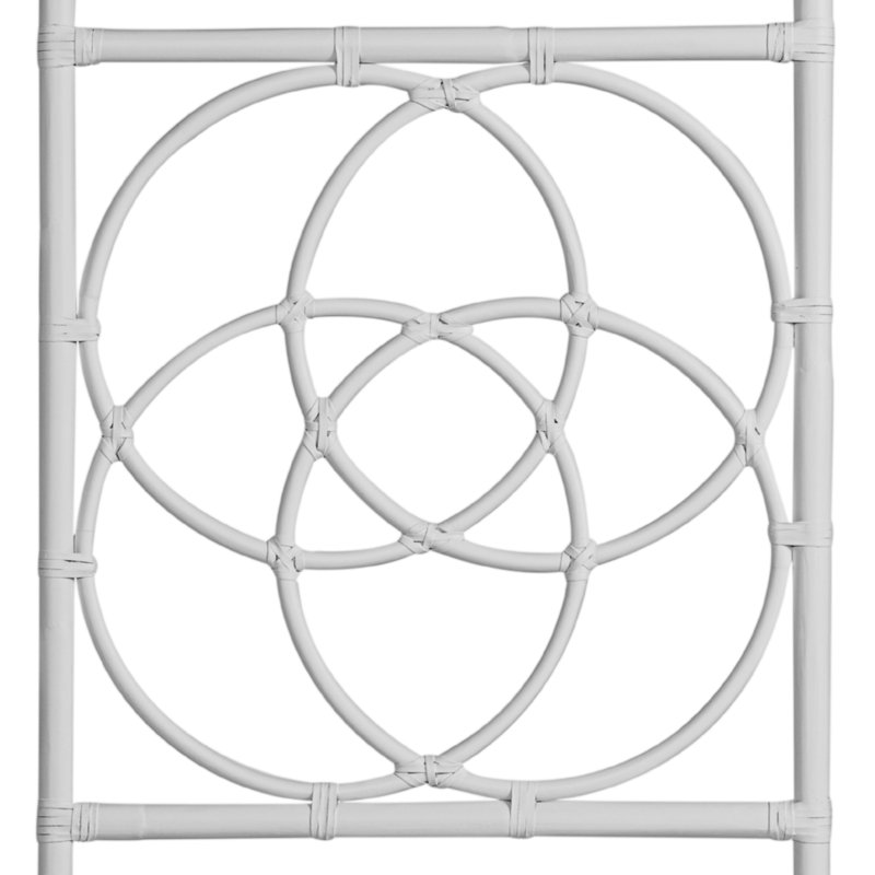 Emilia Platform Bed, White, Queen