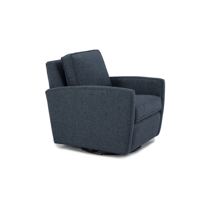 Fauteuil pivotant de 30 po Eleanor, Polyester aquarium