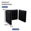 Ensemble de 2 fauteuils modulaires modernes en chenille-351237212