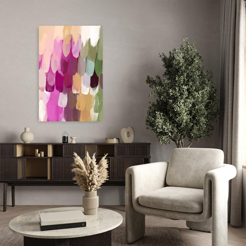 Color Swatches II, art contemporain abstrait, H 36 po x l 24 po