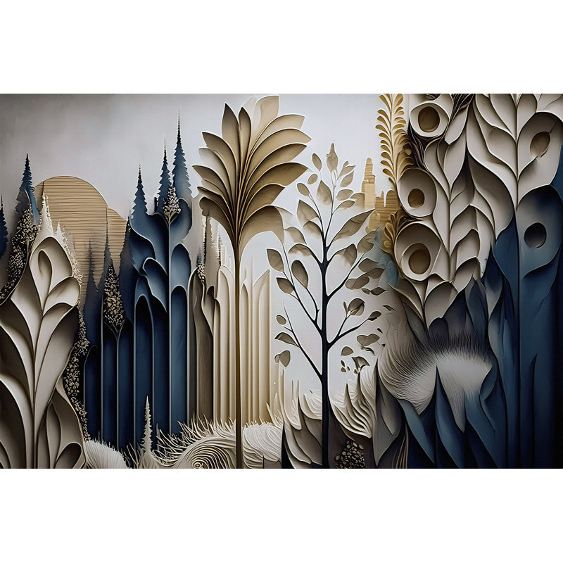Paper Forest, 20" H x 30" W