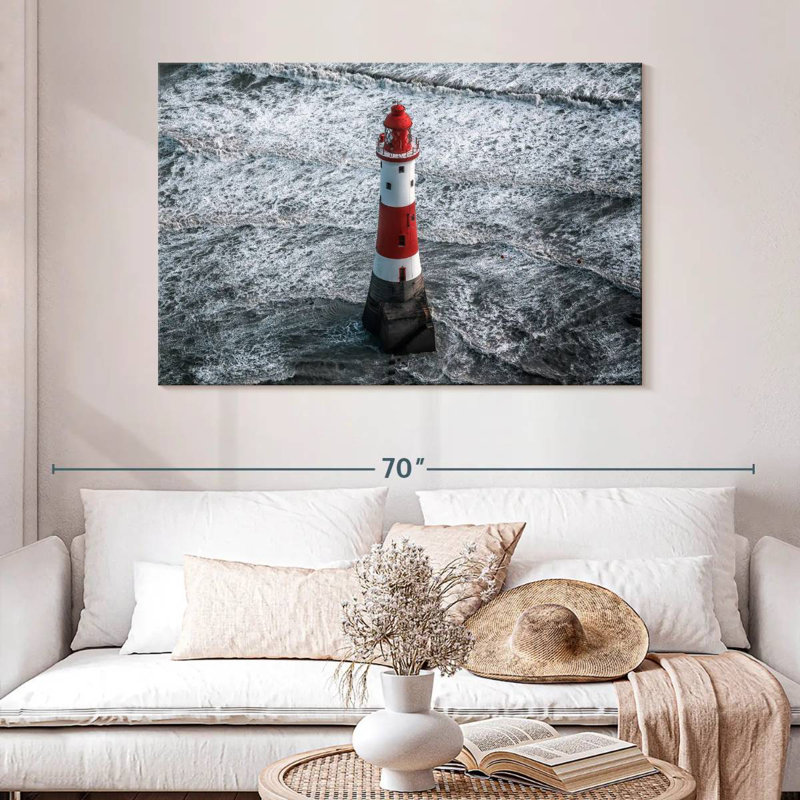 Lilie Beachy Head lighthouse, 32" H x 48" W