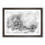 Leopard Resting in Abstract - Picture Frame Painting Print-55582709-55582714