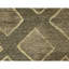 Hand Knotted Geometric Area Rug in Dark Grey And Grey