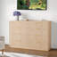 Commode cannelée 8/9 tiroirs avec poignée en métal, commode moderne pour chambre à coucher et salon-668599829