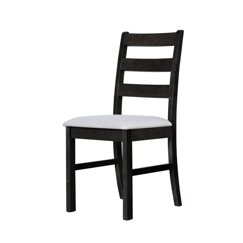 18.9'' H Upholstered Side Chair, Black