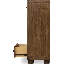 Commode à cinq tiroirs Boka en bois d'acacia à Impala