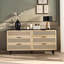 Armoire de rangement en rotin à 6 tiroirs, pour chambre à coucher et salon