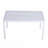 55 Inch Indoor Outdoor Dining Table Lightweight Pp Tabletop Metal Legs Patio Garden