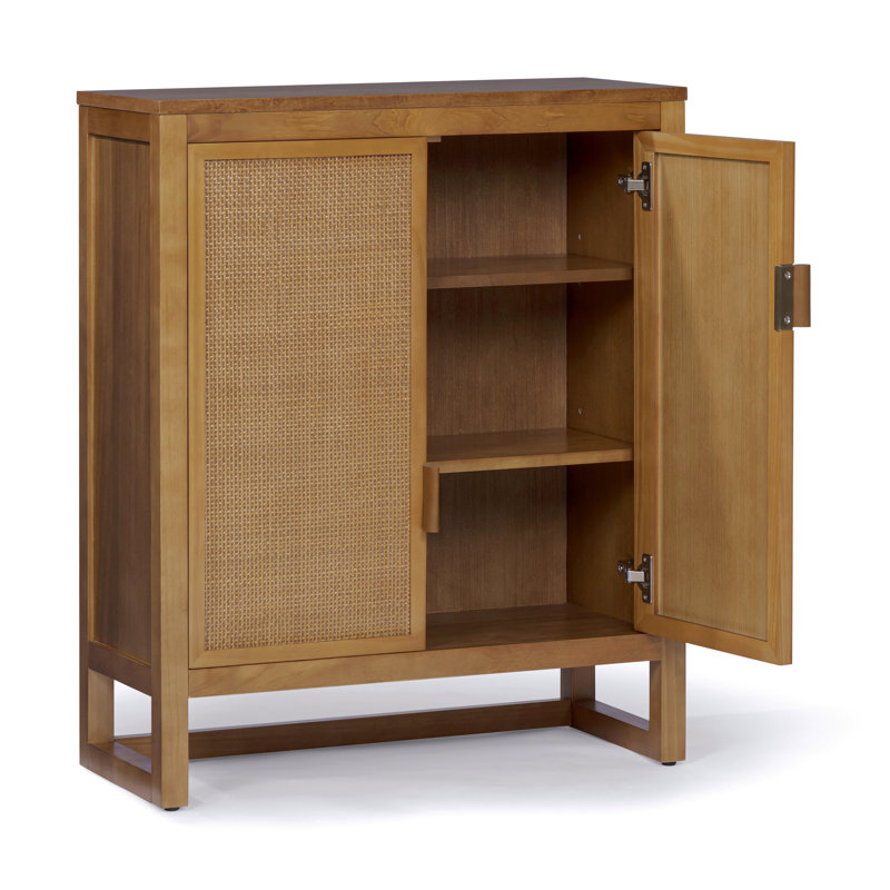 Solid Wood Square Accent Cabinet