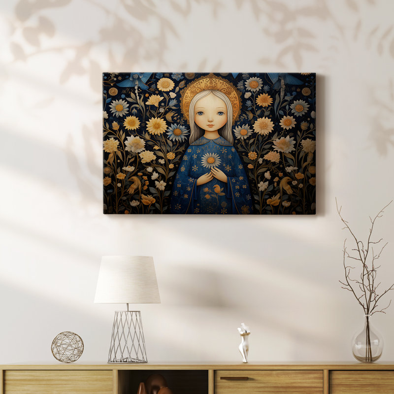 Religion Lxxx - Toile tendue avec châssis de qualité supérieure - Prêt à être accroché, H 12 po x l 18 po