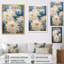 «White and Blue Chrysanthemums II», reproduction sur toile-525078288-525078294