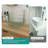 Bathroom Artistic Tempered Glass Vessel Bathroom Sink With Pop-Up Drain, Clear