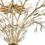 Lustre à 9 lumières de 38 po de large Flora Grace - or champagne-984905501-984905503