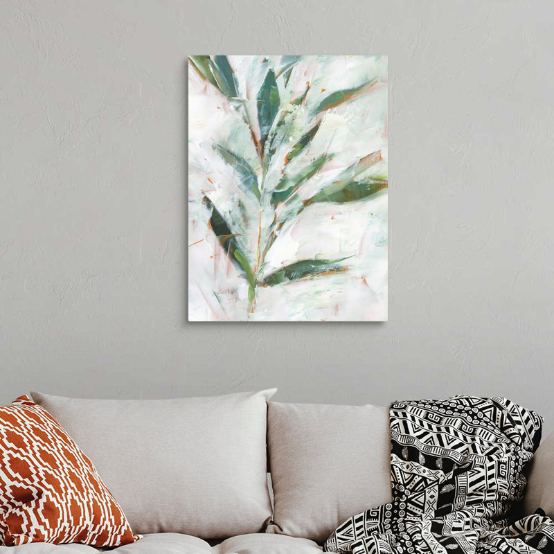 «Tropical Foliage Study I», art mural sur toile, Toile tendue, H 32 po x l 24 po