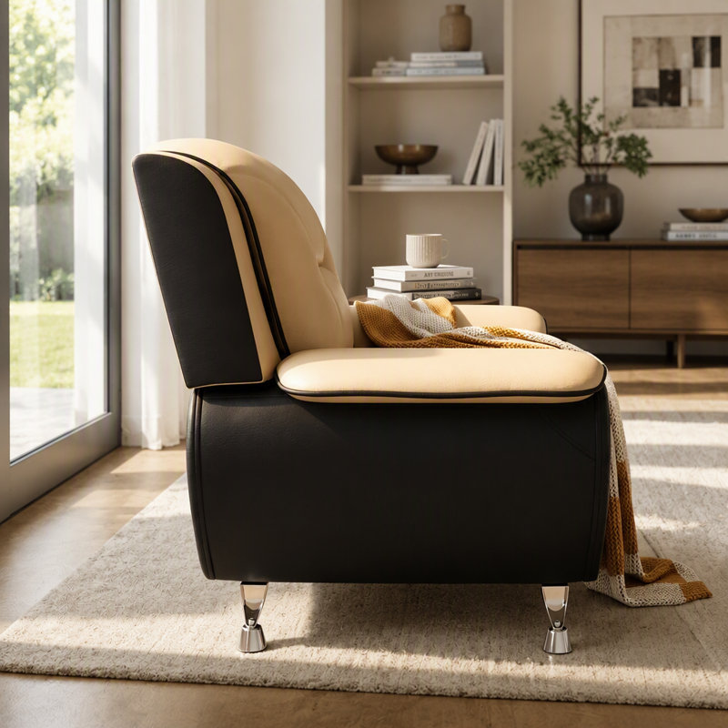Ensemble de canapé de salon en simili cuir reconstitué 3 pièces Modern