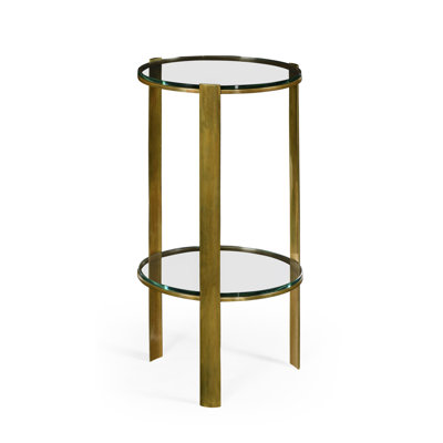 Cosmo Glass Top End Table