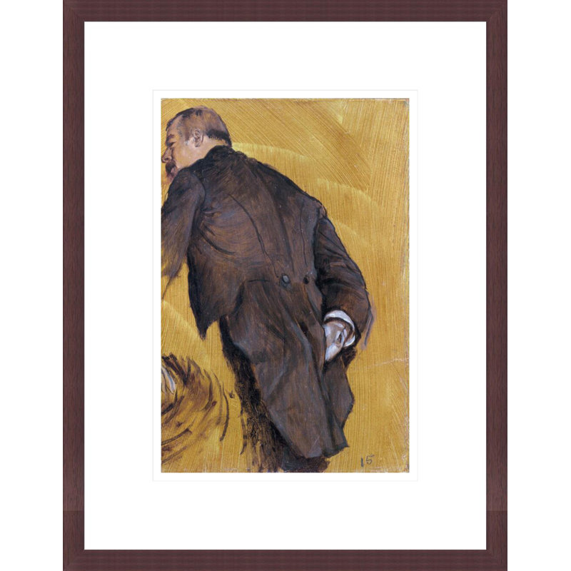 «The Impresario» par Edgar Degas, impression giclée sur cadre, H 16,75 po x l 13,05 po