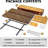 Rustic Wooden Floating Shelf (Set of 2), for Home Decor and Storage-501930270-499360692