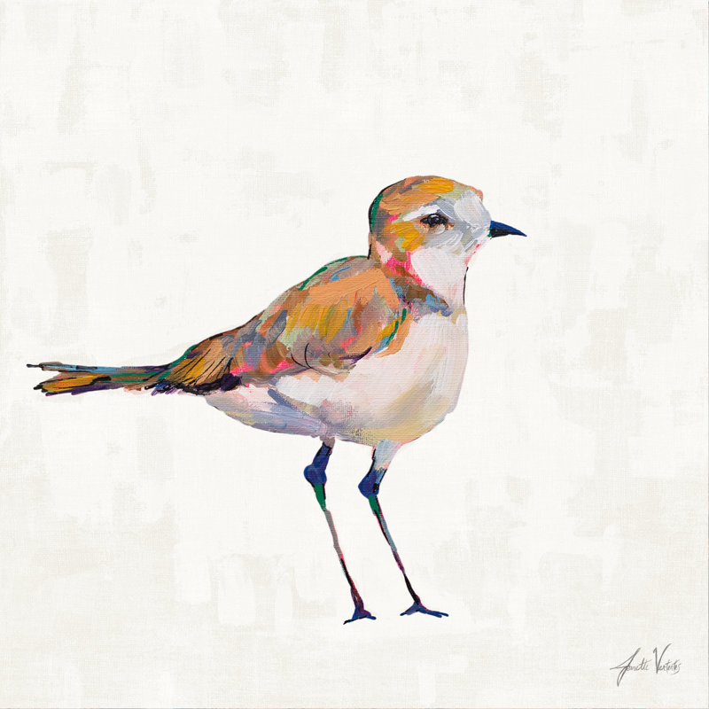 Lin Coastal Plover III, H 12 po x l 12 po, Non, Toile tendue