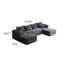 Canapé modulaire 133,86 pouces (comprenant 1 repose-pieds)-1293980485
