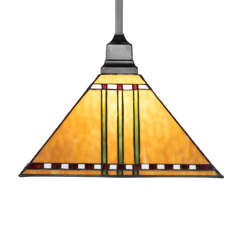 Luminaire suspendu carré 13 po