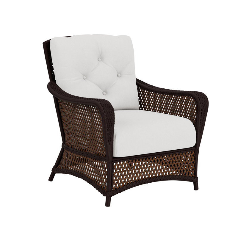 Grand Traverse Outdoor Lounge Chair, Caramel, Canvas Natural Sunbrella® Canvas