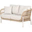 Aris 145cm Wide Straight Patio Sofa with Cushions