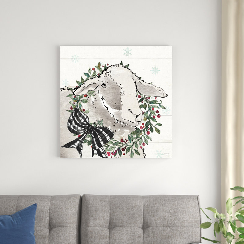 Noël moderne de ferme moderne, H 30 po x l 30 po