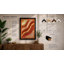 Flowing Warmth Abstract - Framed Print-434358116-434358139