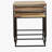 Natural and Black 3-piece Nesting Table