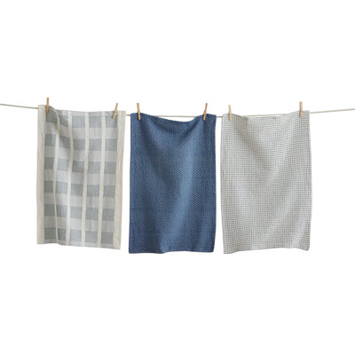 Sonoma Blue Dishtowel Set  Kitchen Textiles, Everyday Use, Machine Washable, Soft and Absorbent.